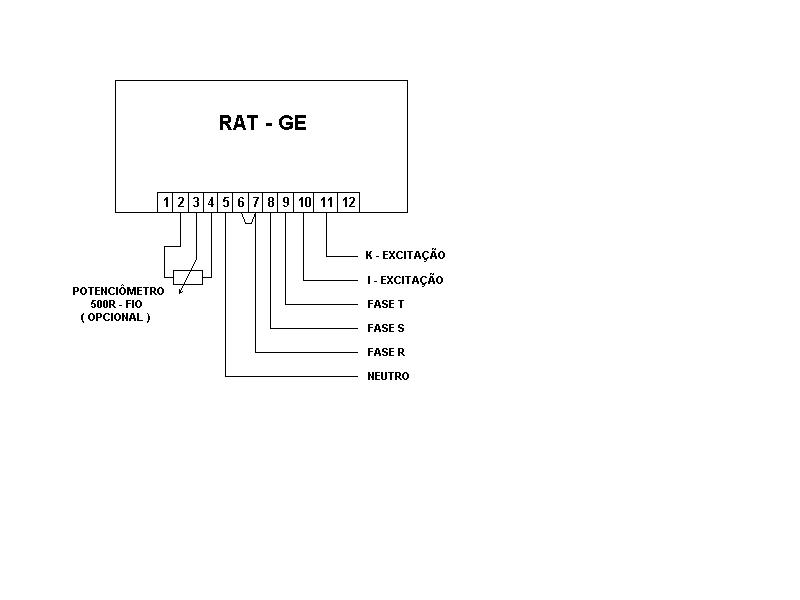 Control Electronics Diagrama De Ligação Rat Ge 2891